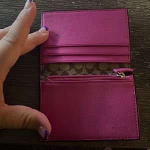 Coach card holder